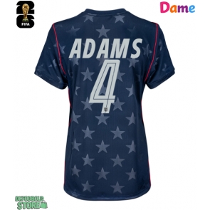 Forente stater Tyler Adams #4 Replika Udebanetrøje Dame VM 2026 Kortærmet